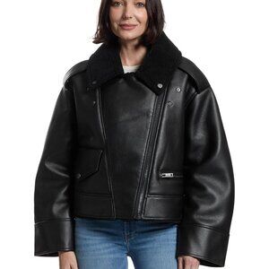 Ugg Women's Finnian Luxefluff Moto Jacket